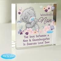 Personalised Me to You Wonderful Nan Large Crystal Block Extra Image 2 Preview